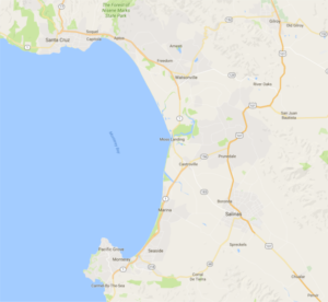 Monterey Peninsula map